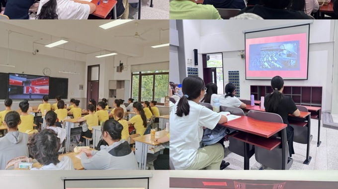 马克思主义学院组织学生同上“弘扬伟大抗战精神”思政大课
