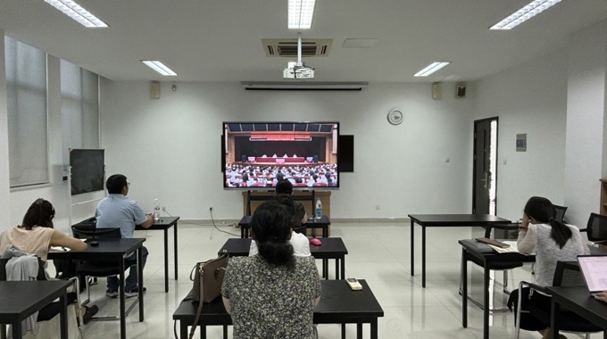 马克思主义学院组织全体教师参加习近平法治思想专题培训